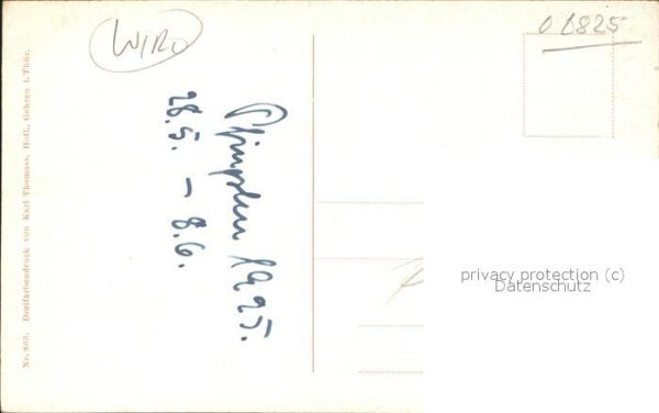 Verlag WIRO Wiedemann Nr. 863 Schwarzburg Trippstein – Bild 2