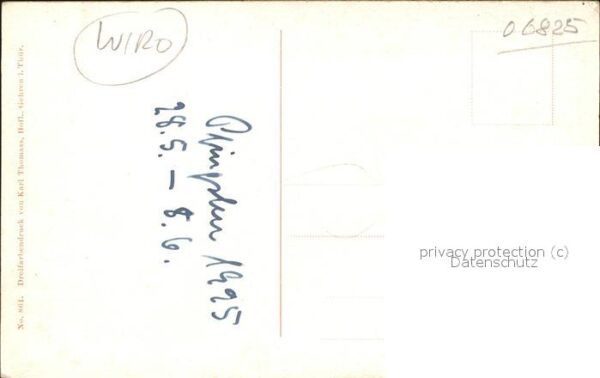 Verlag WIRO Wiedemann Nr. 861 Schwarzburg Helenensitz – Bild 2