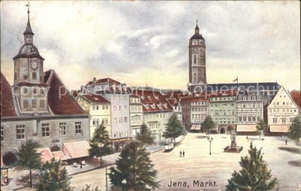 Verlag WIRO Wiedemann Nr. 228 Jena Marktplatz