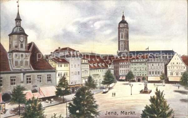Verlag WIRO Wiedemann Nr. 228 Jena Marktplatz