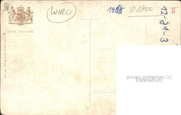 Verlag WIRO Wiedemann Nr. 414 Jena Universität – Bild 2