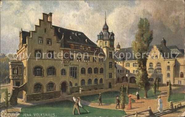 Verlag Tucks Oilette Nr. 179 B Jena Volkshaus