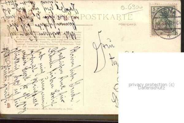 Verlag Tucks Oilette Nr. 179 B Jena Volkshaus – Bild 2