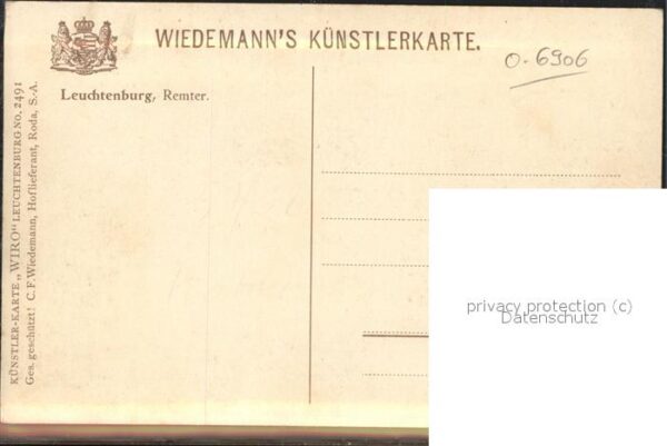 Verlag WIRO Wiedemann Nr. 2491 Leuchtenburg Remter – Bild 2