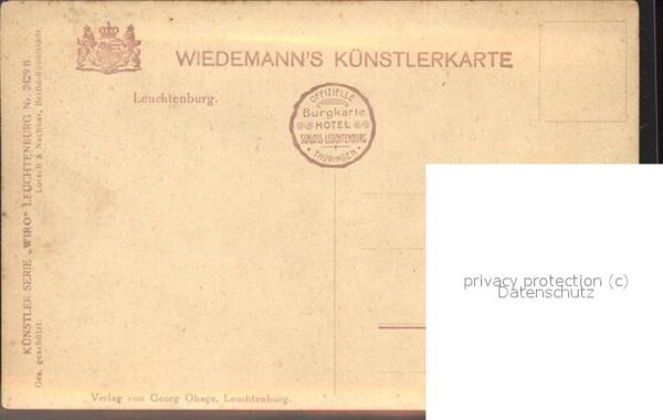 Verlag WIRO Wiedemann Nr. 2429 B Leuchtenburg – Bild 2