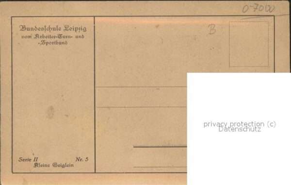 Schule School Ecole Escuela Scuola-- Bundesschule Leipzig Gedicht Kinder – Bild 2