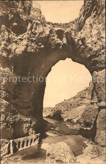 Constantine Algerien Les Gorges du Rhummel