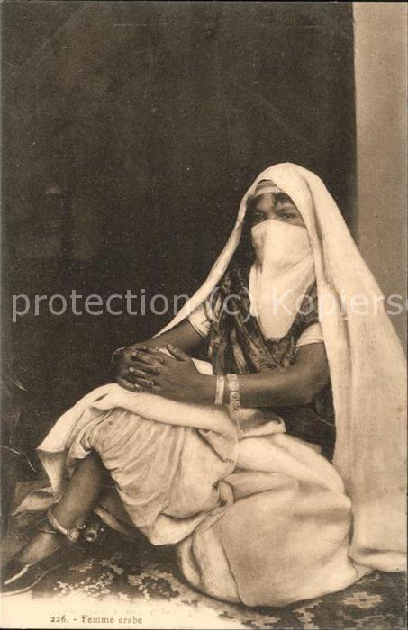 Algerien Scenes et Types Femme arabe