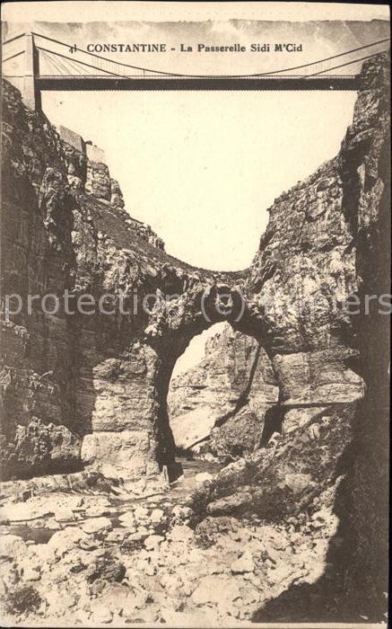 Constantine Algerien Passerelle de Sidi M'Cid Gorges du Rhum