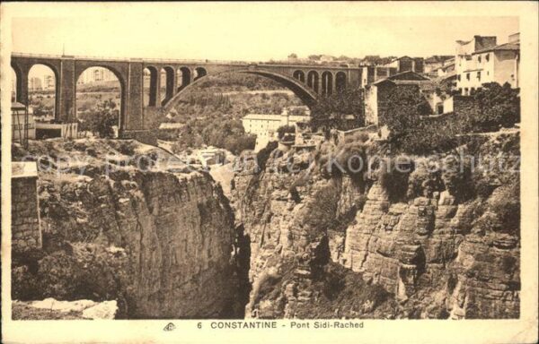 Constantine Algerien Pont de Sidi Rached
