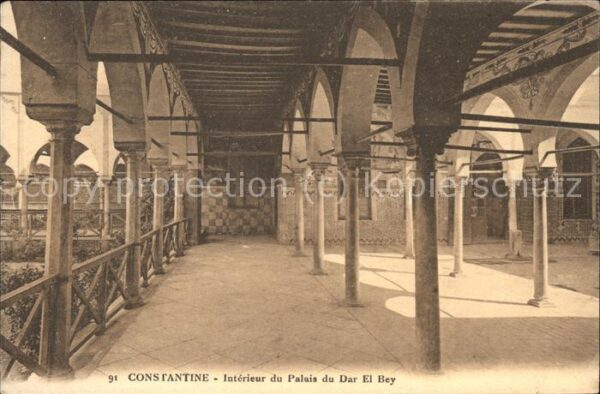 Constantine Algerien Interieur du Palais du Dar El Bey