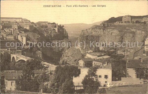 Constantine Algerien Pont d_El Kantara Les Gorges