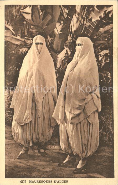 Alger Algerien Femmes Mauresques Scenes et Types