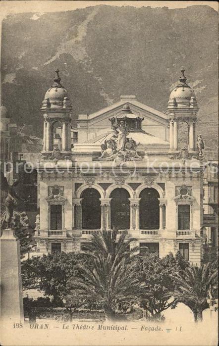 Oran Algerie Theatre Municipal Facade