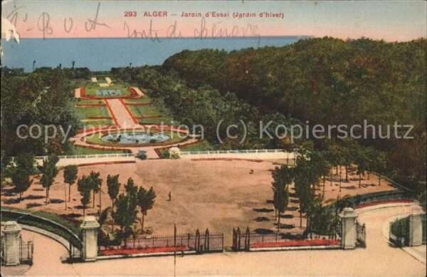 Alger Algerien Jardin d_essai Jardin d'hiver