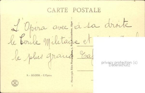 Alger Algerien Opera Cafe d_Alger – Bild 2
