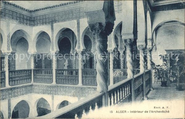 Alger Algerien Interieur de l'Archeveche