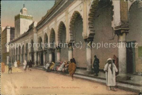 Alger Algerien Mosquee Djemaa Djedid Rue de la Marine