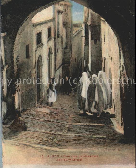 Alger Algerien Rue des Janissaires