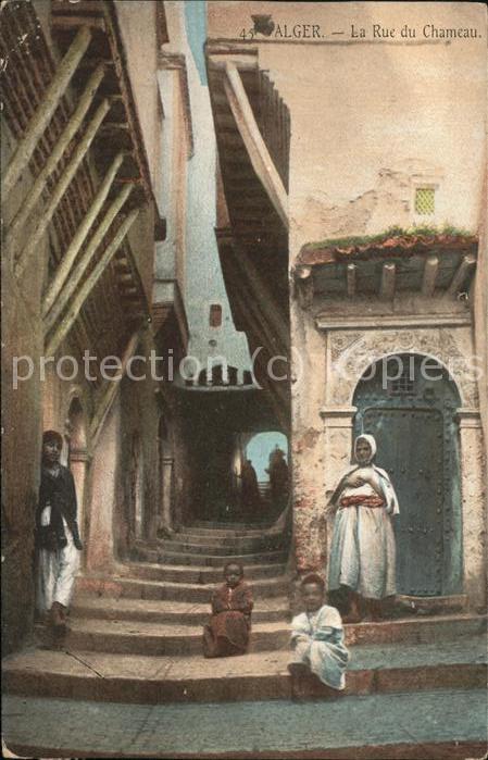 Alger Algerien Rue du Chameau