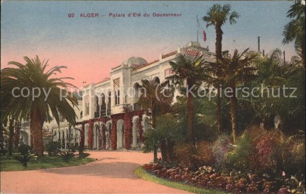 Alger Algerien Palais d_Ete du Gouverneur