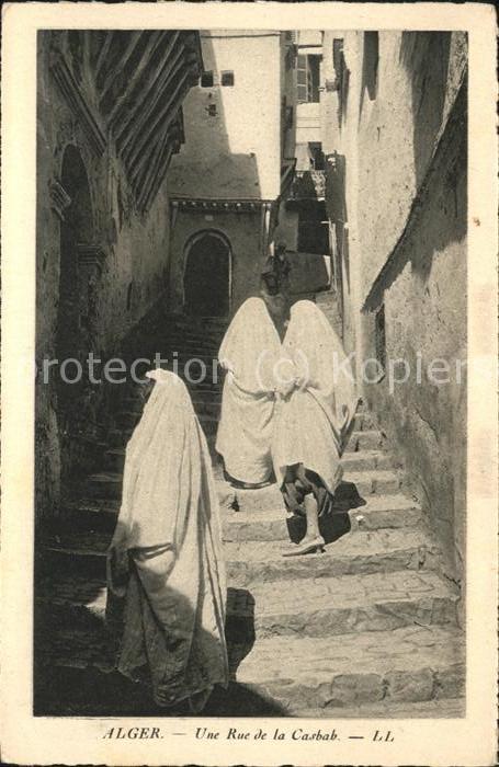 Alger Algerien Une Rue de la Casbah