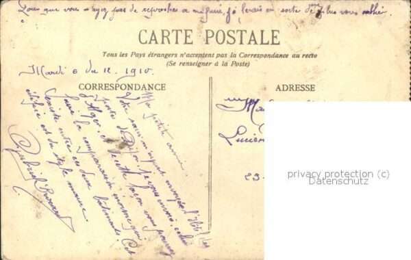 Alger Algerien Nouvel Hotel des Postes Stempel auf AK – Bild 2