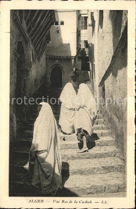 Alger Algerien Une Rue de la Casbah