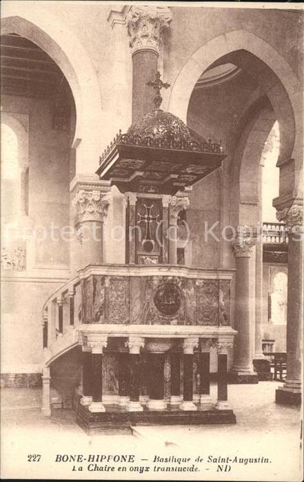 Hippone Basilique de St. Augustin La Chaire Sou