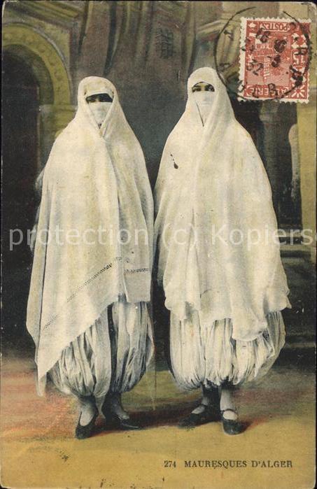 Araber Femmes Mauresques d_Alger Scenes et Typ