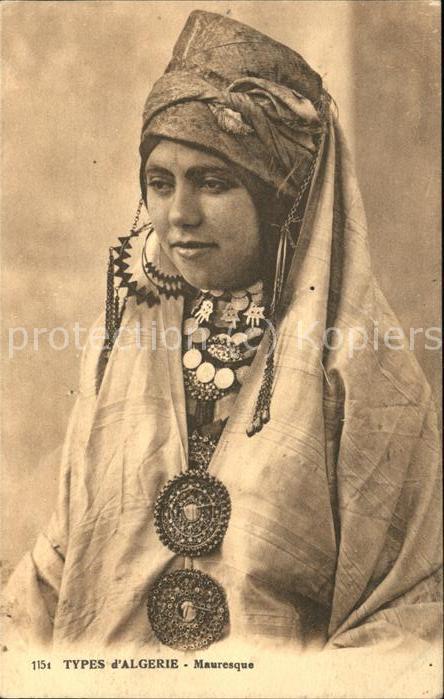 Algerien Mauresque Scenes et Types