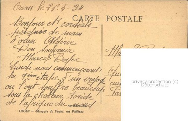 Oran Algerie Mosquee du Pacha Rue Philippe – Bild 2