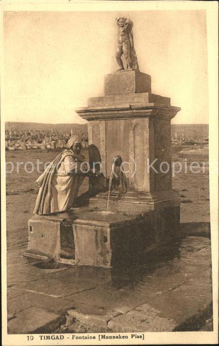 Timgad Fontaine Manneken_Piss Brunnen