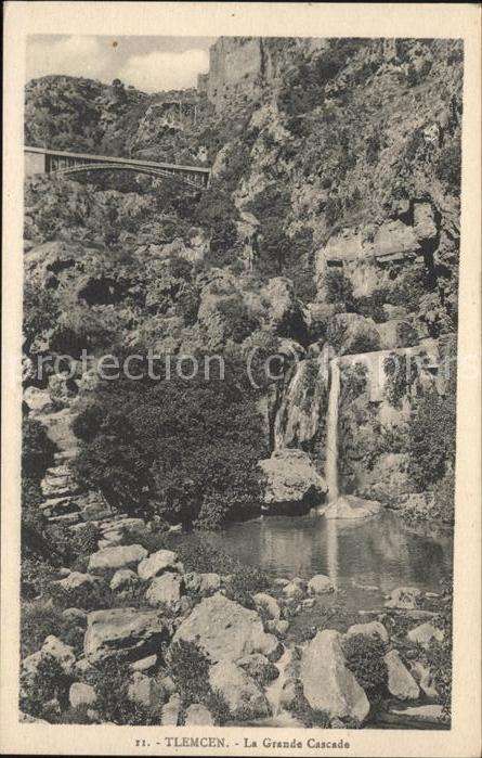 Tlemcen La Grande Cascade Pont Wasserfall