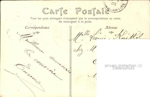 Constantine Algerien Vue generale Stempel auf AK – Bild 2