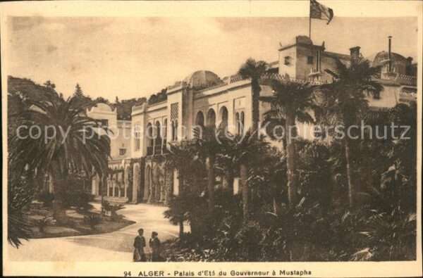 Alger Algerien Palais d_Ete du Gouverneur a Mustapha