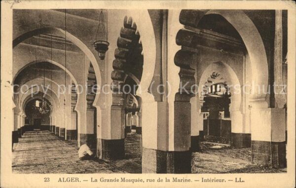 Alger Algerien La Grande Mosquee Rue de la Marine Inte