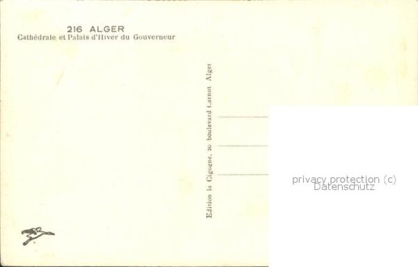Alger Algerien Cathedrale et Palais d_Hiver du Gouvern – Bild 2
