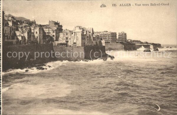 Alger Algerien Vue vers Bab_el_Oued