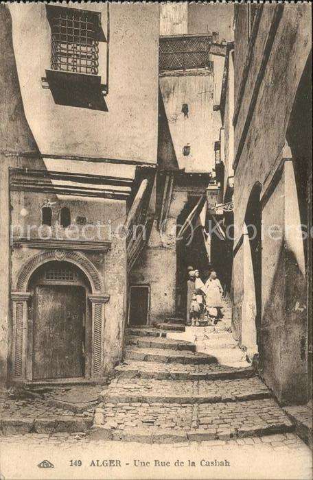 Alger Algerien Une Rue de la Casbah