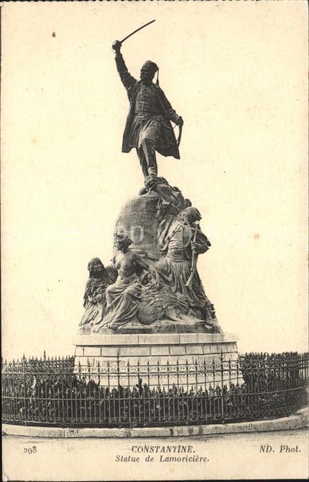 Constantine Algerien Statue de Lamoriciere
