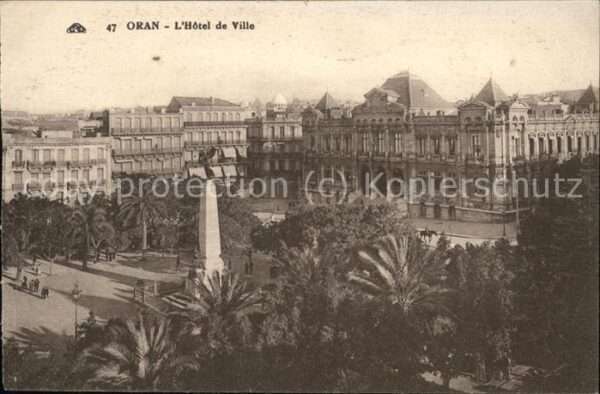 Oran Algerie Hotel de Ville Monument