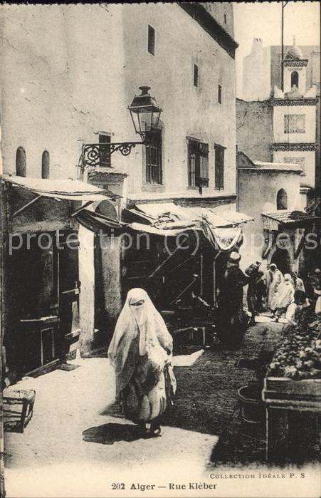Alger Algerien La Casbah Rue Kleber