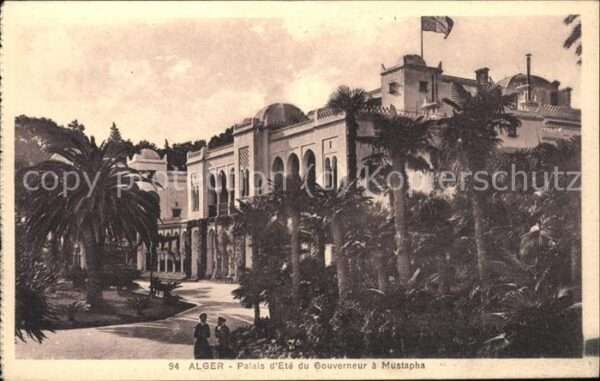 Alger Algerien Palais d_Ete du Gouverneur a Mustapha