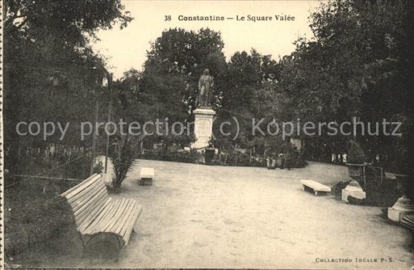 Constantine Algerien Square Valee Statue Monument