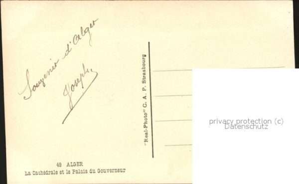 Alger Algerien Cathedrale et le Palais du Gouverneur – Bild 2