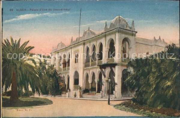 Alger Algerien Palais d_Ete du Gouverneur