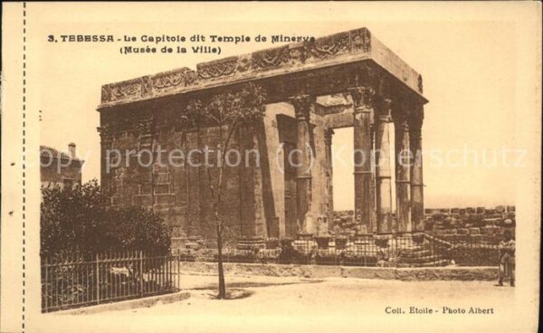 Tebessa Capitole du Temple de Minerve Musee de