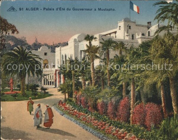 Alger Algerien Palais d_Ete du Gouverneur a Mustapha