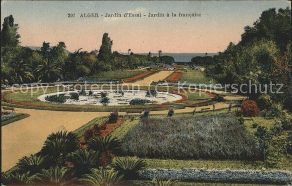 Alger Algerien Jardin Francais et Jardin d_essai